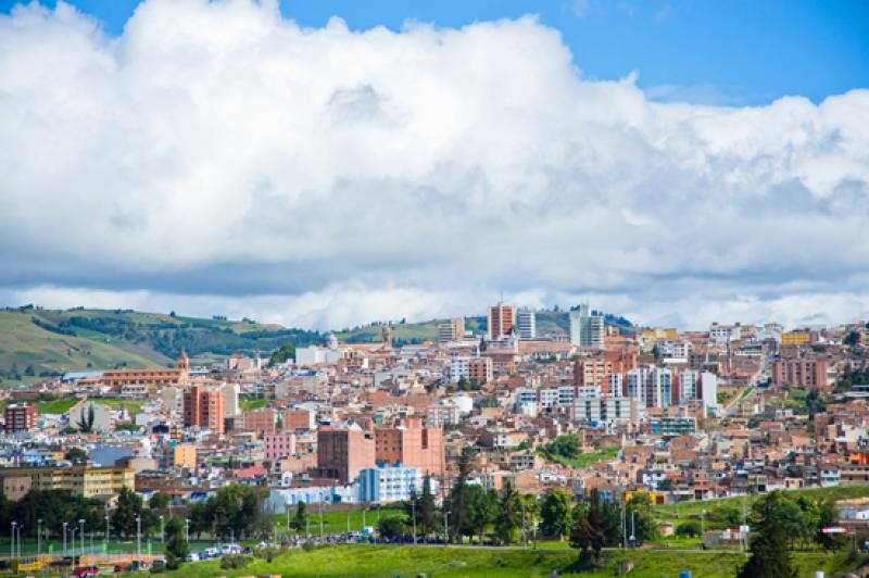 Panoramica de la Ciudad de Tunja, Boyaca, Colombia