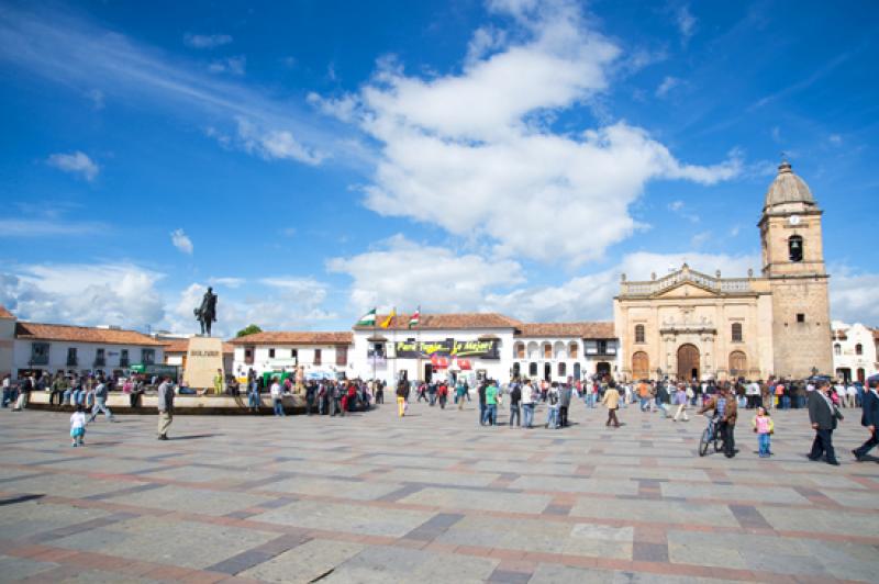 Plaza de Bolivar, Tunja, Boyaca, Colombia