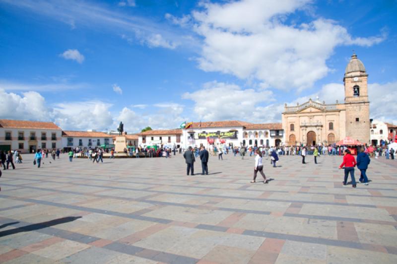 Plaza de Bolivar, Tunja, Boyaca, Colombia