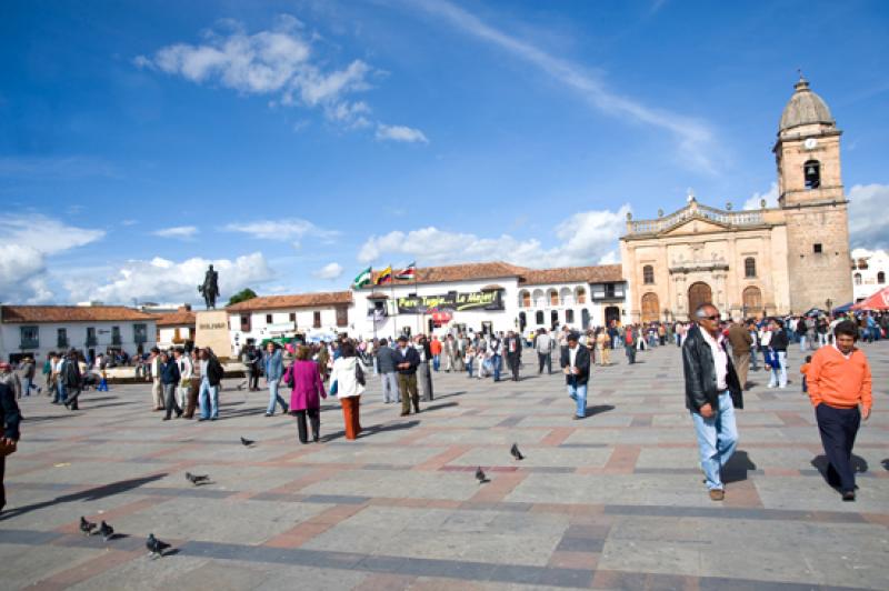 Plaza de Bolivar, Tunja, Boyaca, Colombia