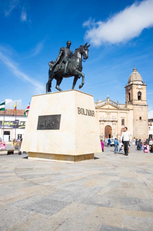 Plaza de Bolivar, Tunja, Boyaca, Colombia