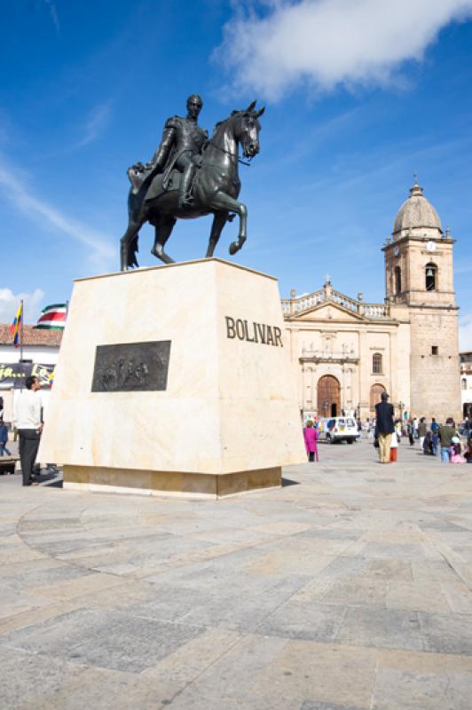 Plaza de Bolivar, Tunja, Boyaca, Colombia