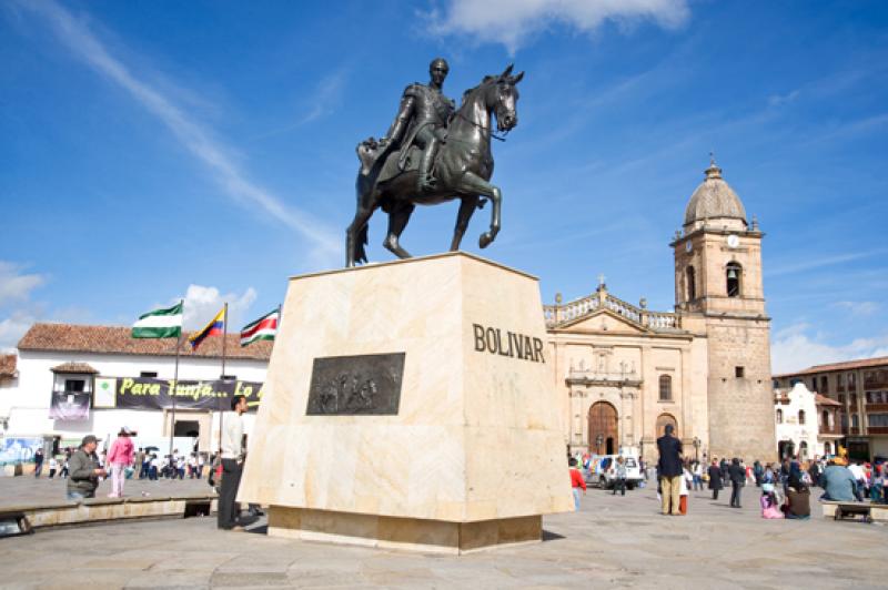 Plaza de Bolivar, Tunja, Boyaca, Colombia