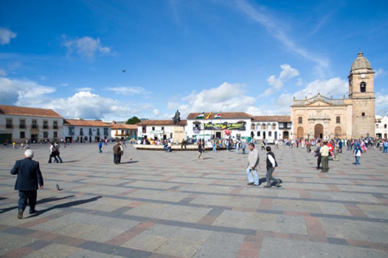 Plaza de Bolivar, Tunja, Boyaca, Colombia