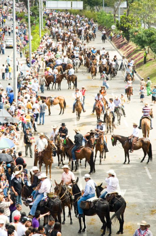 Cabalgata Feria de Flores, Medellin, Antioquia, Co...