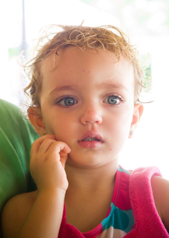 Rostro de una Bebe