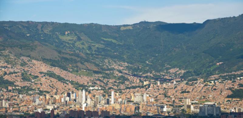 Panoramica de la Ciudad de Medellin, Antioquia, Co...