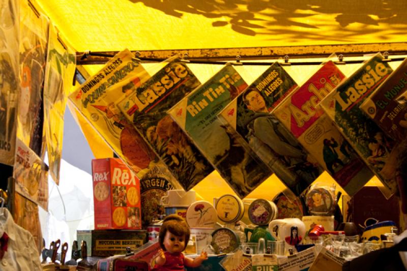 Plaza Dorrego, San Telmo, Buenos Aires, Argentina,...