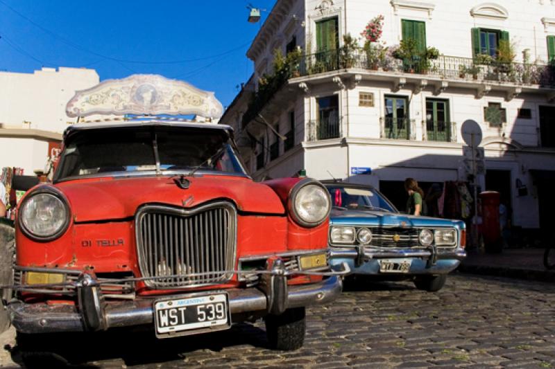 Vehiculo en San Telmo, Buenos Aires, Argentina, Su...