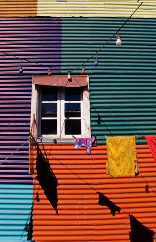 Vivienda en Caminito, La Boca, Buenos Aires, Argen...