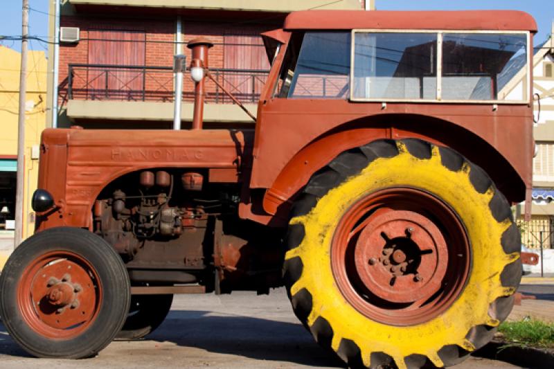 Tractor en Buenos Aires, Argentina, Sur America