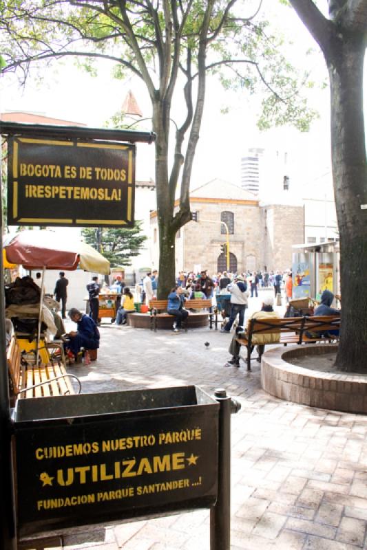 Parque Santander, Bogota, Cundinamarca, Colombia