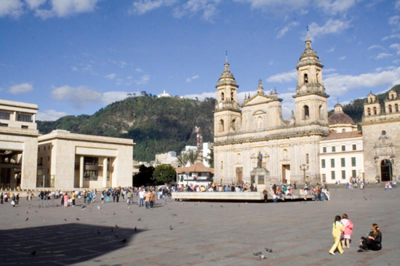 Plaza Bolivar, La Candelaria, Bogota, Cundinamarca...