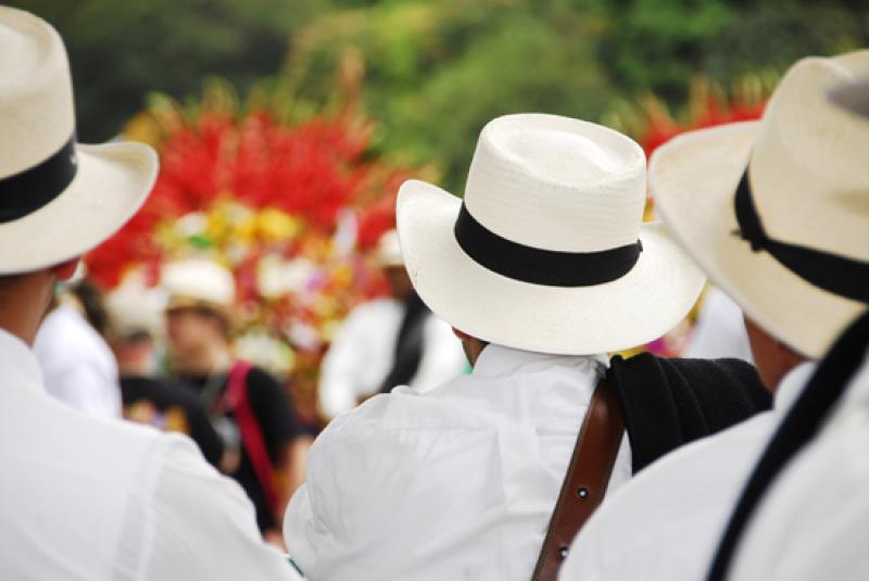 Desfile de Silleteros, Medellin, Antioquia, Colomb...