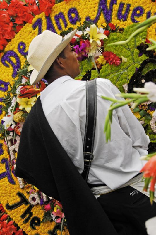 Desfile de Silleteros, Medellin, Antioquia, Colomb...