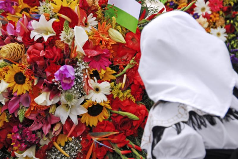 Desfile de Silleteros, Medellin, Antioquia, Colomb...