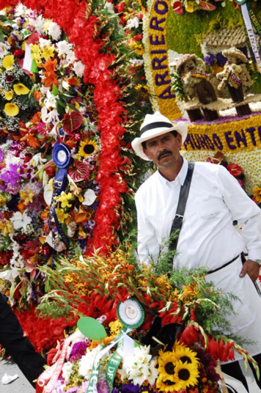 Desfile de Silleteros, Medellin, Antioquia, Colomb...