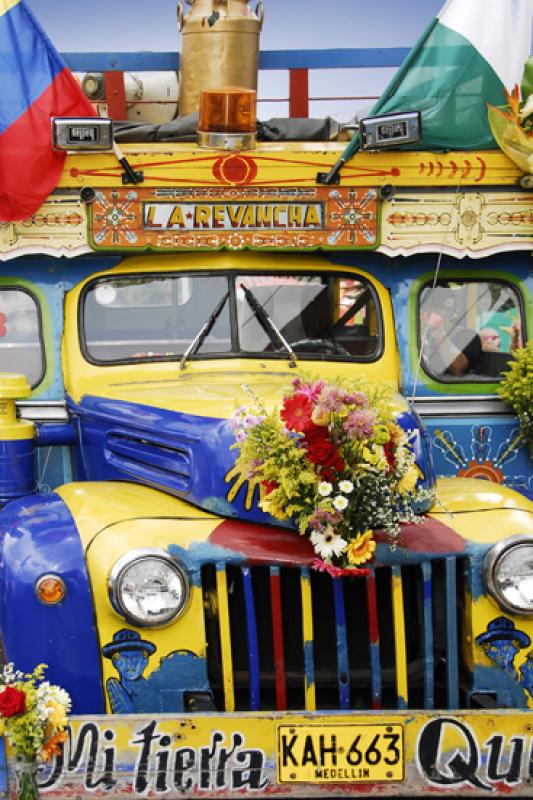 Carro Tradicional, Desfile de Silleteros, Medellin...
