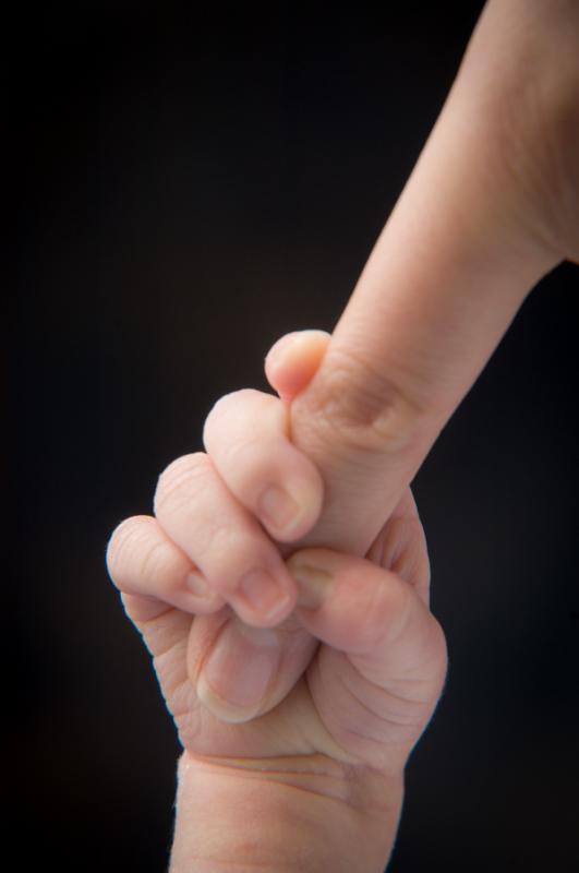 Primer Plano de la Mano de un Bebe