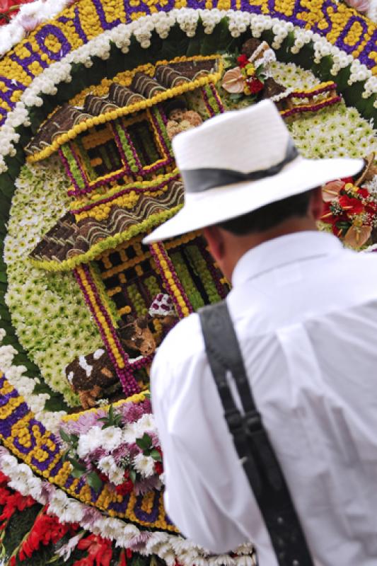 Desfile de Silleteros, Medellin, Antioquia, Colomb...