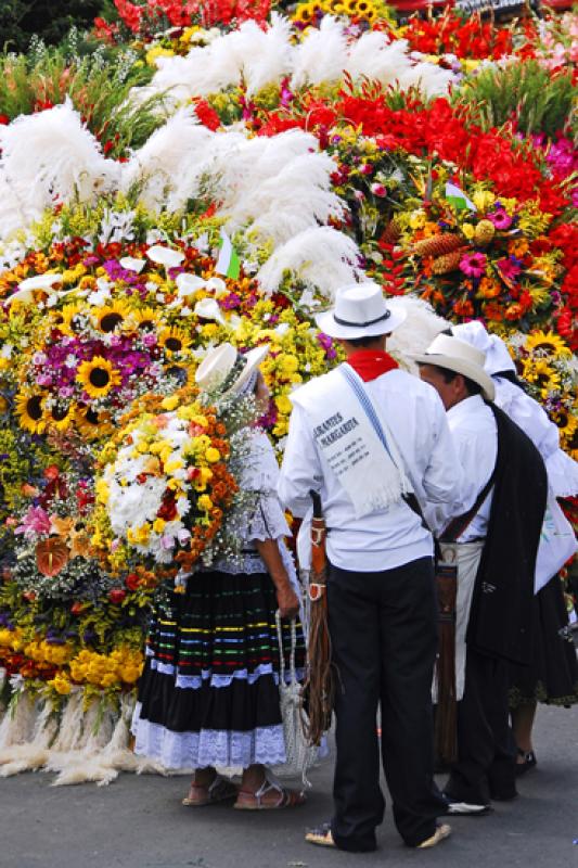 Desfile de Silleteros, Medellin, Antioquia, Colomb...