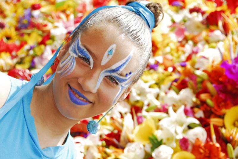 Desfile de Silleteros, Medellin, Antioquia, Colomb...