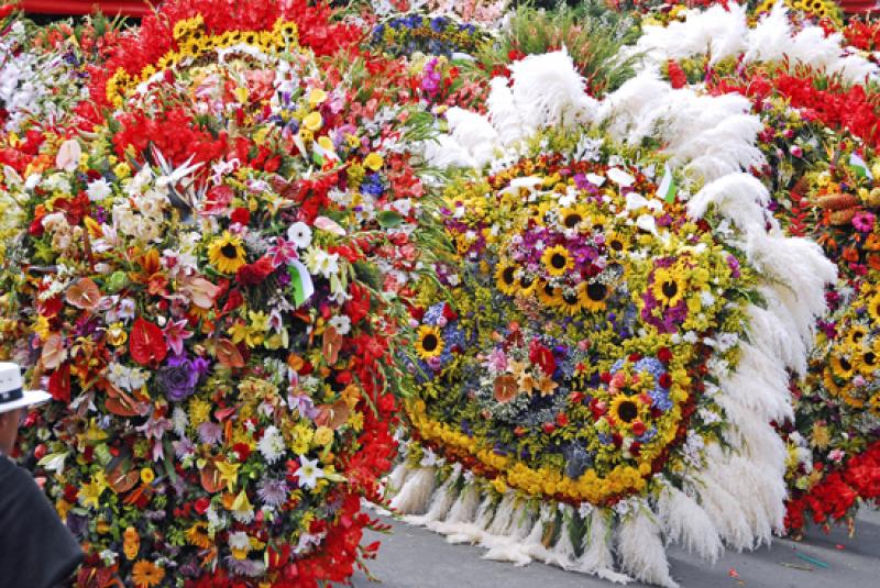 Desfile de Silleteros, Medellin, Antioquia, Colomb...