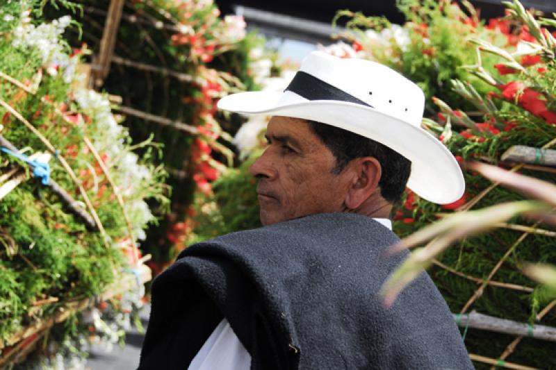 Desfile de Silleteros, Medellin, Antioquia, Colomb...