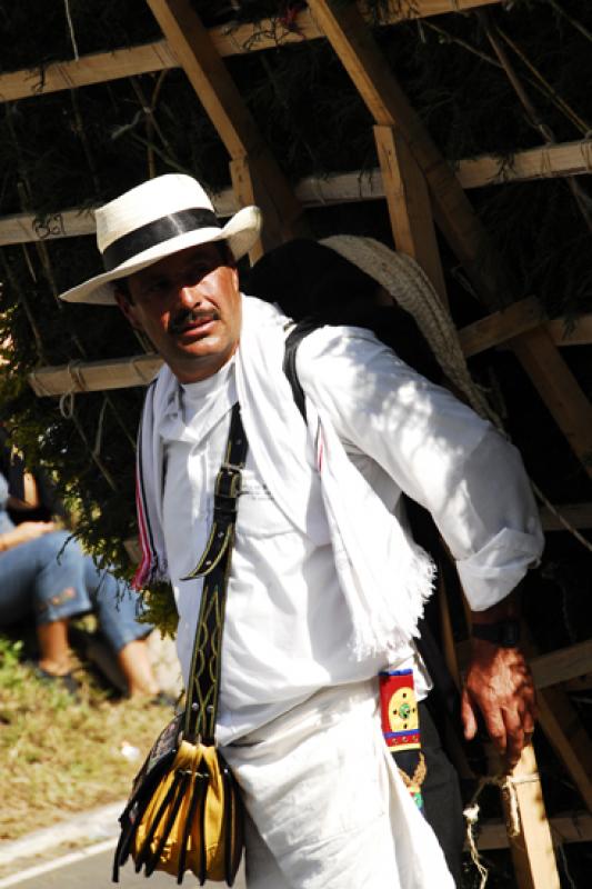 Desfile de Silleteros, Medellin, Antioquia, Colomb...