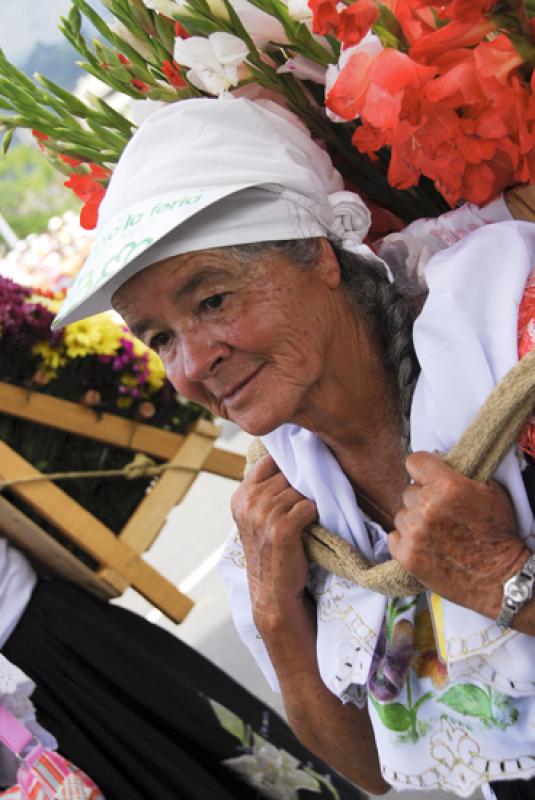 Desfile de Silleteros, Medellin, Antioquia, Colomb...