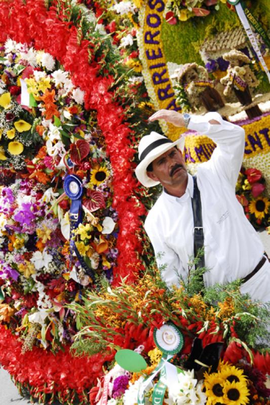 Desfile de Silleteros, Medellin, Antioquia, Colomb...