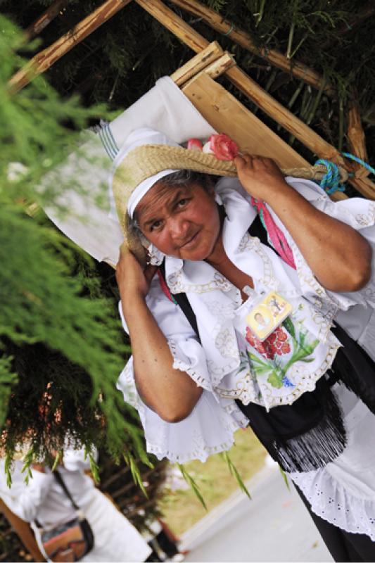 Desfile de Silleteros, Medellin, Antioquia, Colomb...