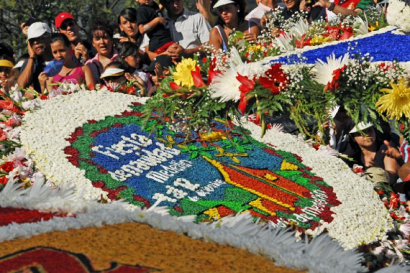 Desfile de Silleteros, Medellin, Antioquia, Colomb...