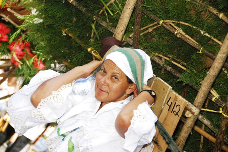 Desfile de Silleteros, Medellin, Antioquia, Colomb...