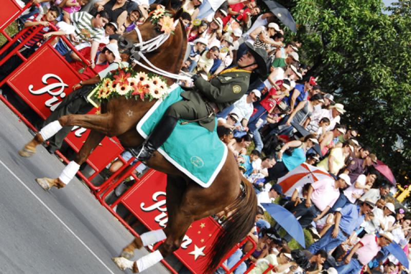 Desfile de Silleteros, Medellin, Antioquia, Colomb...