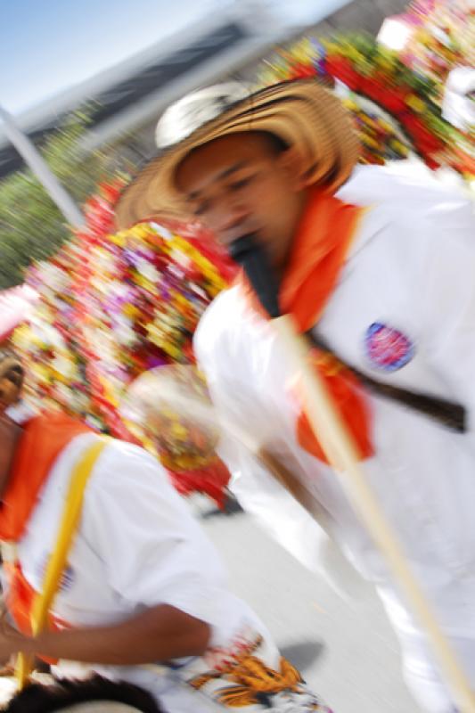 Desfile de Silleteros, Medellin, Antioquia, Colomb...