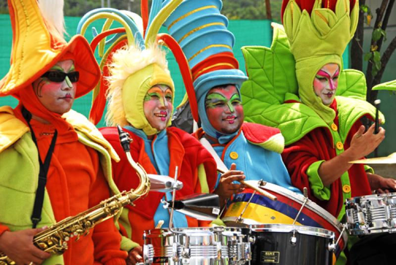 Desfile de Silleteros, Medellin, Antioquia, Colomb...