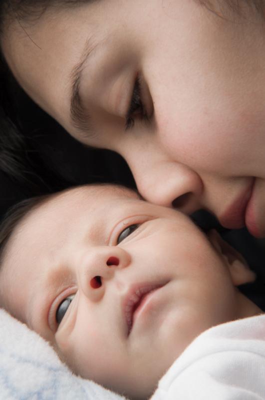 Primer Plano de Madre e Hijo