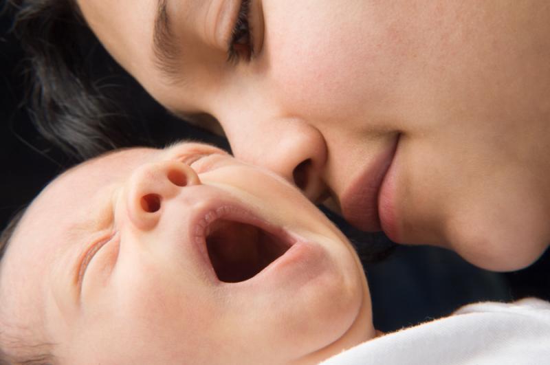 Primer Plano de Madre e Hijo