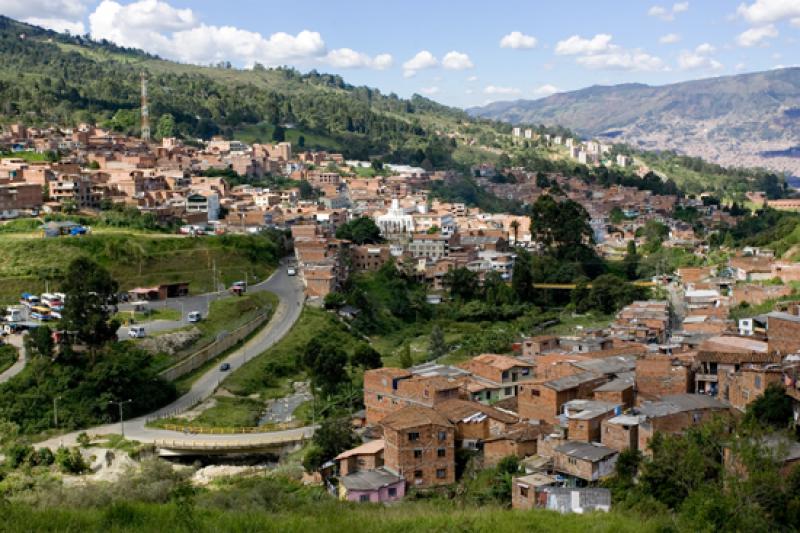 Panoramica de San Cristobal, Medellin, Antioquia, ...