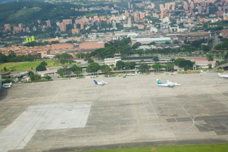 Aeropuerto Olaya Herrera, Medellin, Antioquia, Col...