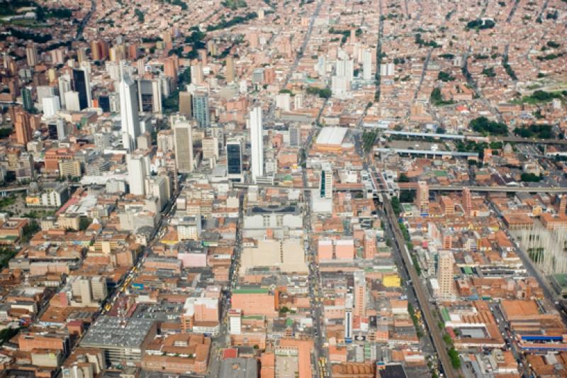 Panoramica de la Ciudad de Medellin, Antioquia, Co...