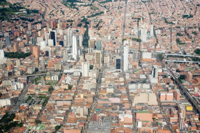 Panoramica de la Ciudad de Medellin, Antioquia, Co...