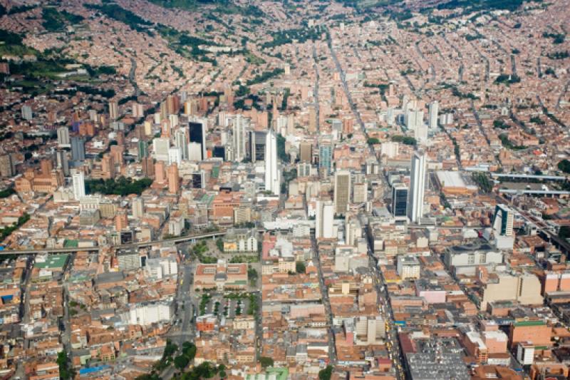 Panoramica de la Ciudad de Medellin, Antioquia, Co...