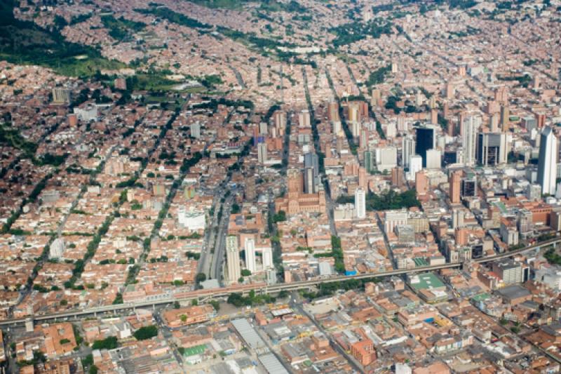 Panoramica de la Ciudad de Medellin, Antioquia, Co...