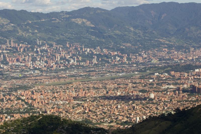 Panoramica de la Ciudad de Medellin, Antioquia, Co...