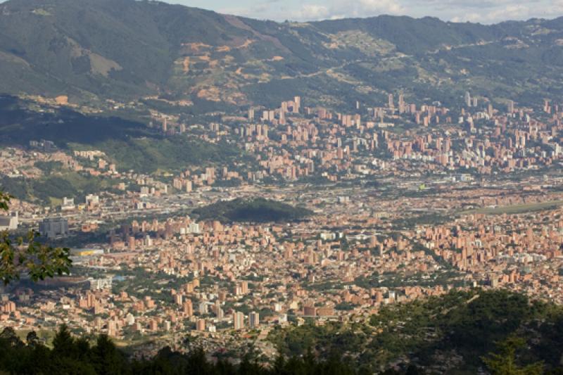 Panoramica de la Ciudad de Medellin, Antioquia, Co...