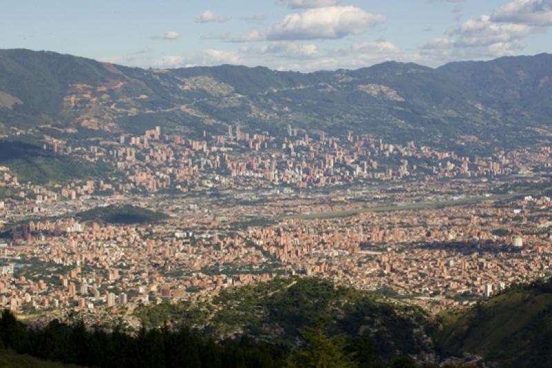 Panoramica de la Ciudad de Medellin, Antioquia, Co...