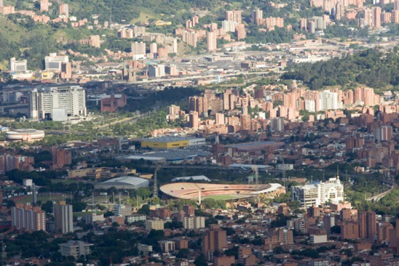 Panoramica de la Ciudad de Medellin, Antioquia, Co...