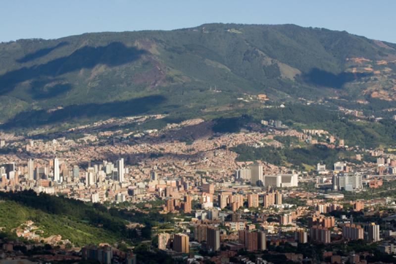 Panoramica de la Ciudad de Medellin, Antioquia, Co...